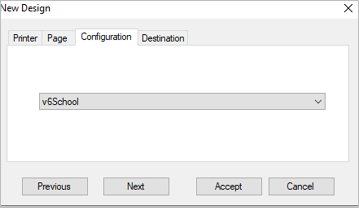 How do you create a new badge design in the ID Badging software?
